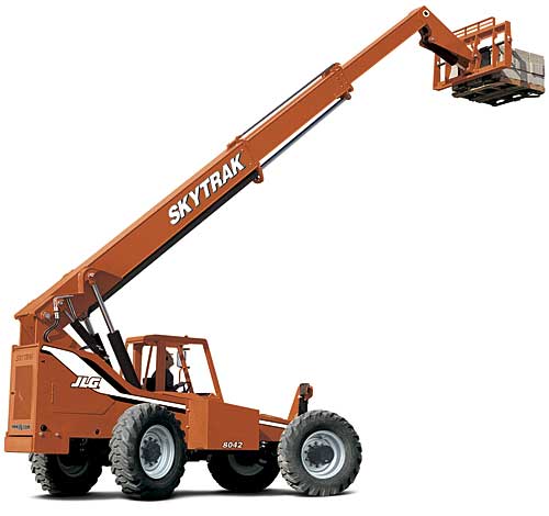 美国天叉(SKYTRAK)8,000 磅伸缩臂叉车 8042