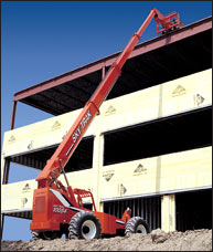 美国天叉(SKYTRAK)10,000 磅伸缩臂叉车 10054