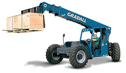 美国格瑞道(GRADALL)6,600 磅伸缩臂叉车 G6-42P_中国叉车网(www.chinaforklift.com)