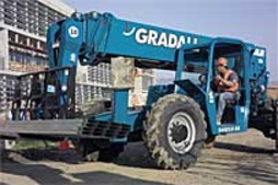 美国格瑞道(GRADALL)10,000 磅伸缩臂叉车 544D10-55
