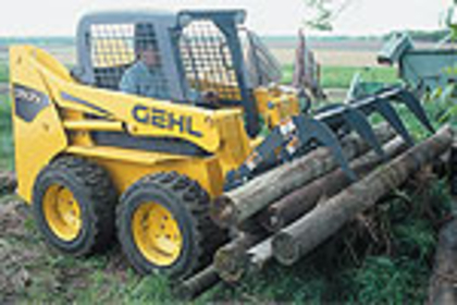 美国哥黑尔(GEHL)木材抱夹叉车 3935