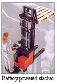 印度沃尔塔斯叉车(VOLTAS)站板式电动堆高机 站板式电动堆高机_中国叉车网(www.chinaforklift.com)