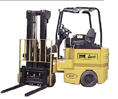 美国蓝道(LANDOLL)3000磅三向堆垛叉车 P30E-90D
