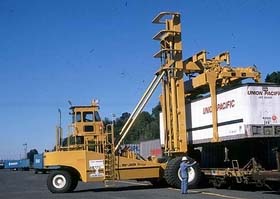 美国米杰克叉车(Mi-Jack)重箱内燃集装箱平衡重叉车 MJM 90RT