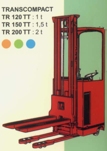 法国派特叉车(PRAT)1/1.5/2吨侧驾前移式叉车 TR120TT/150TT/200TT