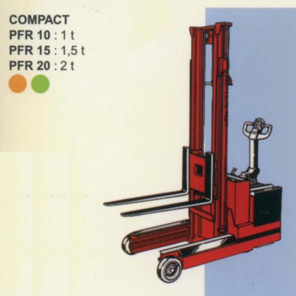法国派特叉车(PRAT)1/1.5/2吨步行式全自动电动堆高机 PFR10/15/20