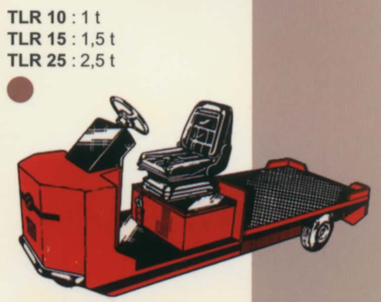 法国派特叉车(PRAT)1/1.5/2.5/吨牵引车 TLR10/15/25