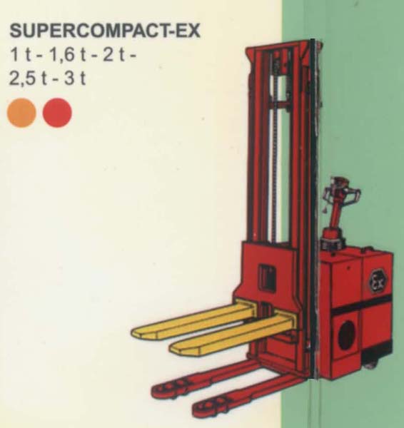 法国派特叉车(PRAT)1-3吨防爆型步行式全自动电动堆高机 SUPERCOMPACT-EX