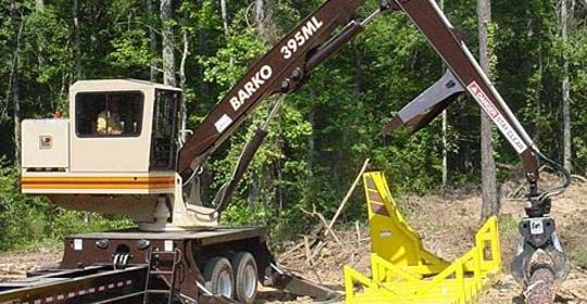 美国巴壳叉车(Barko)395ML系列木材抓举专用搬运叉车 395ML