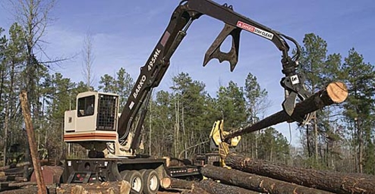 美国巴壳叉车(Barko) 495ML 系列木材抓举专用搬运叉车  495ML