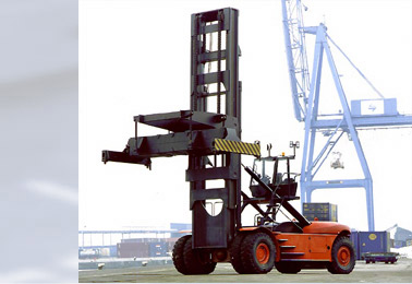 德国林德叉车(LINDE)36吨重箱内燃集装箱平衡重叉车 C360