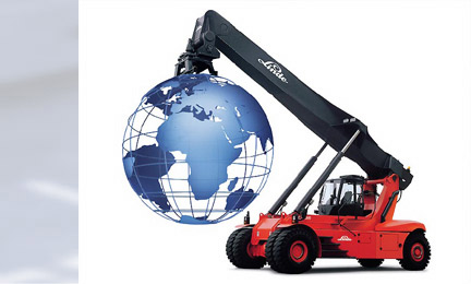 德国林德叉车(LINDE)40吨内燃集装箱正面吊 Reach Stackers