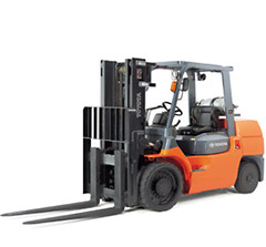 美国丰田叉车(TOYOTA)12000磅液化气/汽油平衡重叉车 7FGCU55