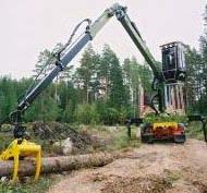 芬兰黑波亚(HIAB)木材抓举专用搬运叉车 木材抓举专用搬运叉车