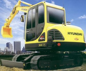 现代7系列挖掘机 R60-7