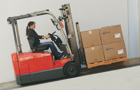 丰田空心轮胎平衡重叉车 7FBEU系列