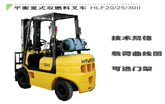北京现代平衡重双燃料叉车 双燃料叉车