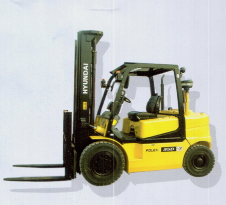 现代平衡重式内燃叉车(3.0,4.0,4.5吨) POLEX30D-7/POLEX40D-7/POLEX45D-7