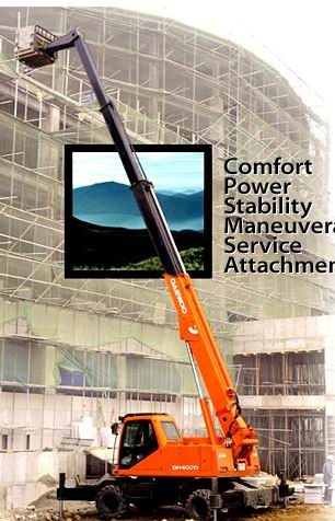 斗山大宇伸缩臂叉车  伸缩臂