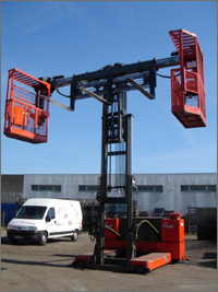 法国(AMLIFT)人上行高位堆垛叉车 Préparateur de commande PKD