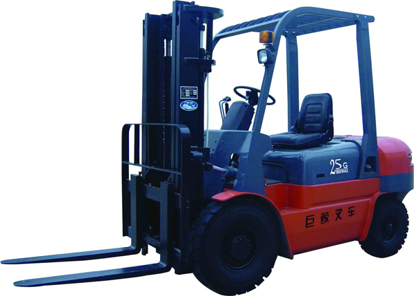 厦工2.5吨正面G型内燃柴油平衡重叉车 CPC25G