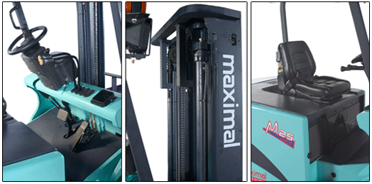 美科斯1.5吨四轮电动平衡重叉车 FB15-MQZ2