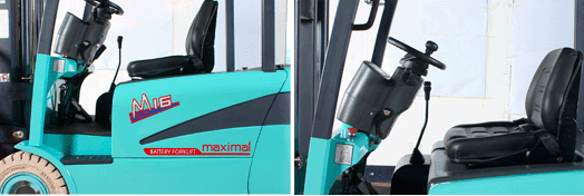 美科斯1.8吨三轮电动平衡重叉车 FB18S-MQZ2