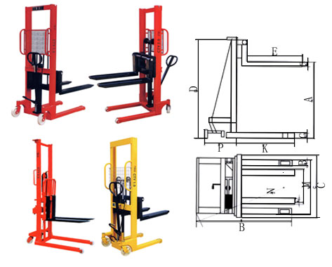 CTY系列手动液压装卸叉车 CTY Hand Stacker