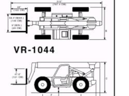 美国英格索兰(Ingersoll-Rand)VR1044伸缩臂叉车 VR1044