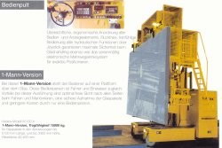 德国胡比特克斯叉车(HUBTEX) M150 1-man-version玻璃搬运叉车 M150 1-man-version