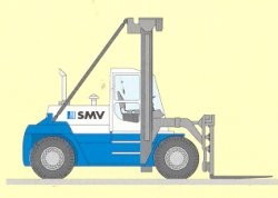 瑞典斯安姆威叉车（SmvLifttrucks）柴油平衡重叉车 SL 13,6-600 AV
