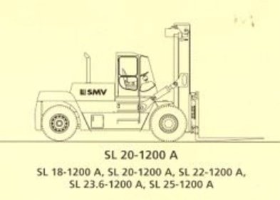 瑞典斯安姆威叉车（SmvLifttrucks）柴油平衡重叉车 SL18-1200 A