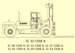瑞典斯安姆威叉车（SmvLifttrucks）柴油平衡重叉车 SL28-1200 A