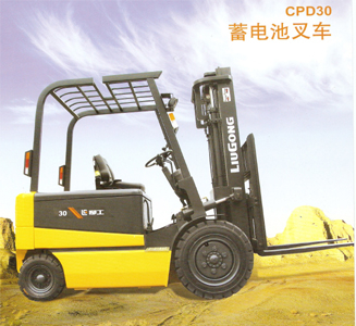 柳工3吨蓄电池叉车 CPD30_中国叉车网(www.chinaforklift.com)