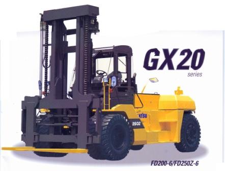 广州天力: 小松柴油平衡重叉车 FD250Z-6