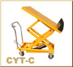 浙江海蜜CYT-C手动液压平台车 CYT-C_中国叉车网(www.chinaforklift.com)