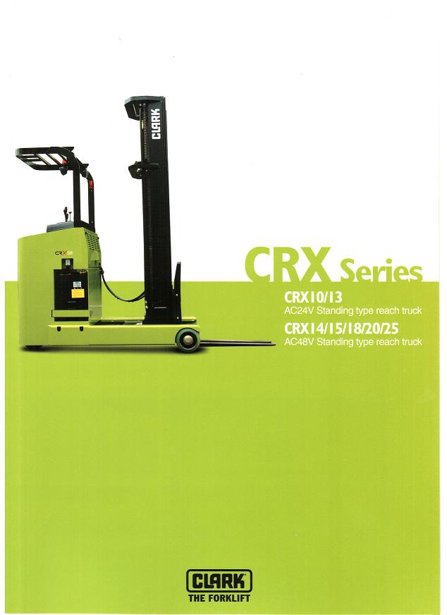 美国克拉克CRX系列前移式交流电动叉车 CRX10/13/14/15/18/20/25