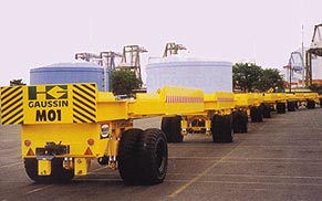 法国Gaussin 工业平板拖车