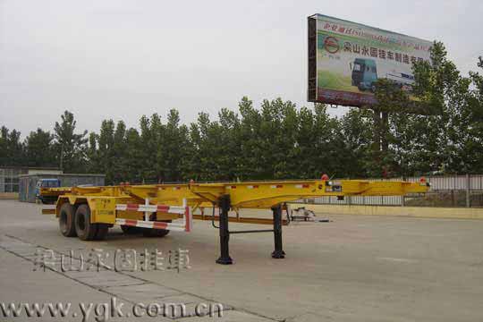 骨架式集装箱运输车 YGK9380TJZG