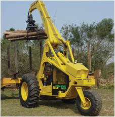 南非bellequipment 125A木材抓举叉车 125A Logger_中国叉车网(www.chinaforklift.com)