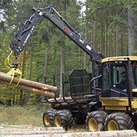 芬兰(HIAB)LOGLIFT 59 F木材抓举搬运叉车 LOGLIFT 59 F