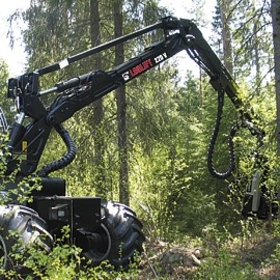 芬兰(HIAB)LOGLIFT 220 V木材抓举搬运叉车 LOGLIFT 220 V