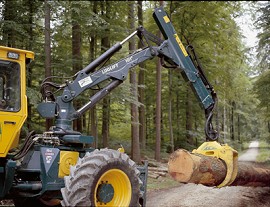 芬兰(HIAB)LOGLIFT 101 R木材抓举搬运叉车 LOGLIFT 101 R