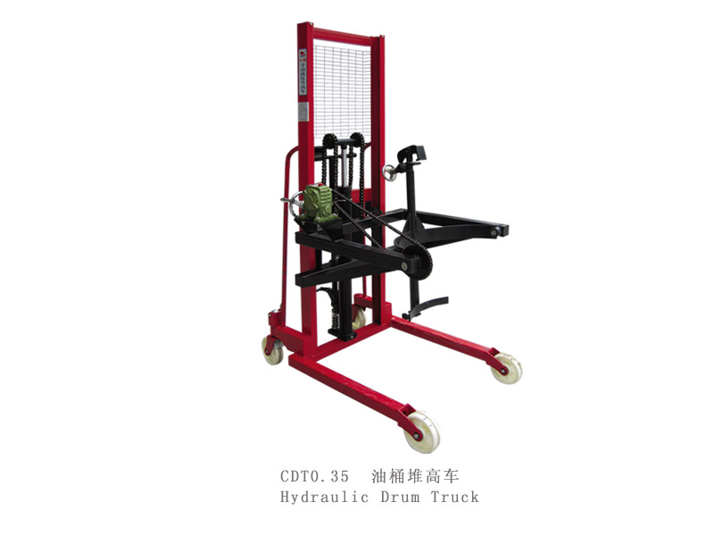 手动可倾式油桶堆高车 CDTO