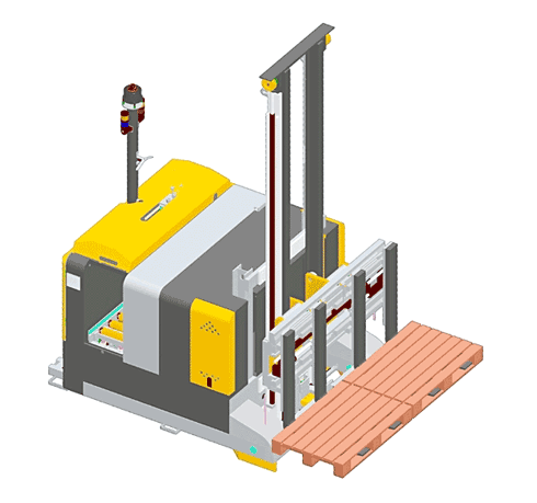 Elettric80：双托盘激光导引车LGV for 2 pallets