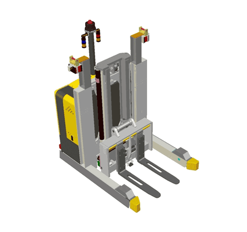 Elettric80：宽腿式激光导引车Straddle vehicles Forks LGV