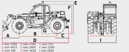 法雷森多用途伸缩臂叉车7系 7.30型