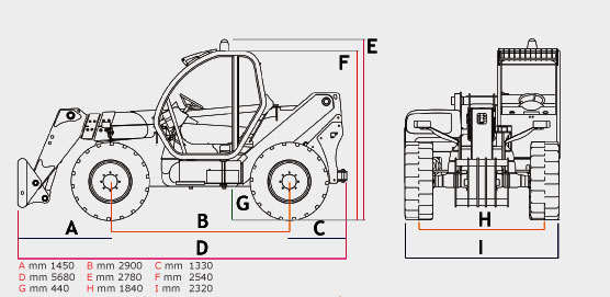 法雷森多用途伸缩臂叉车10系 10.70型