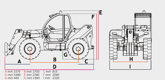 法雷森多用途伸缩臂叉车11系 11.30型