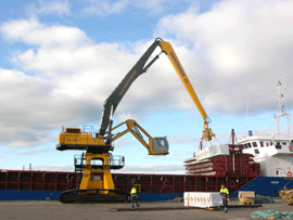 芬兰mantsinen 100 RHC港口特种装卸机 100 RHC